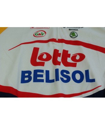 Maillot cyclisme vintage Lotto Vermarc UCI Skoda plus qu'un jeu 