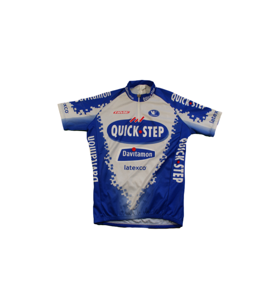 Maillot cyclisme vintage Quick Step Vermarc Time Latexco Profitez des Offres !