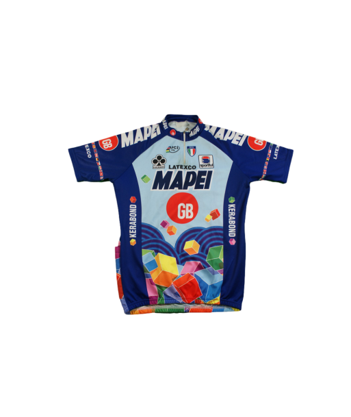 Maillot vélo rétro Latexco Colnago Sportful UCI 1995 Mapei hantent personnes