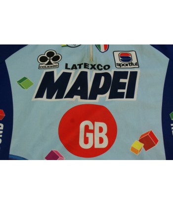 Maillot vélo rétro Latexco Colnago Sportful UCI 1995 Mapei hantent personnes