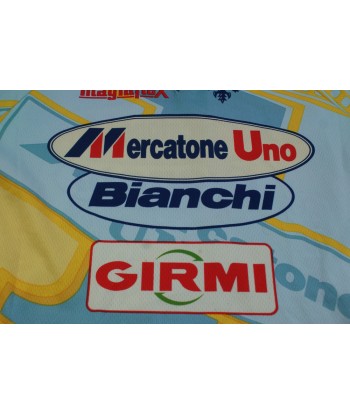 Maillot vélo rétro Bianchi Santini Mercatone Uno Girmi la livraison gratuite