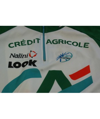 Maillot vélo vintage Crédit Agricole Nalini Look UCI la livraison gratuite