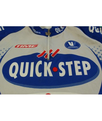 Maillot cyclisme vintage Quick Step Davitamon Time Vermarc Latexco français