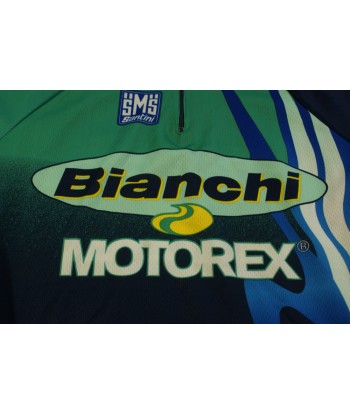 Maillot vélo rétro Bianchi Motorex Santini Profitez des Offres !