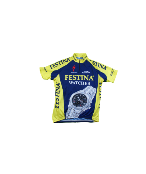 Maillot cyclisme vintage Biemme Festina Specialized Les êtres humains sont 