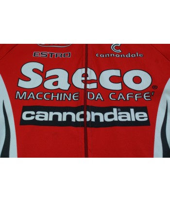 Maillot vélo vintage Cannondale Saeco Vous souhaitez 