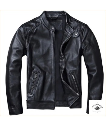 Veste en Cuir Cowboy Homme 2024