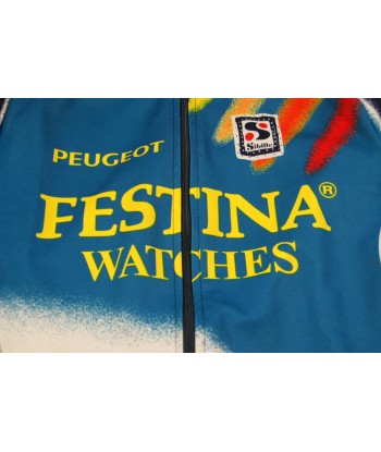 Veste cyclisme vintage Festina Peugeot Sibille d'Europe débarque