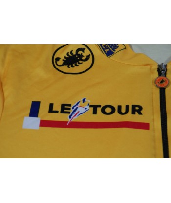 Maillot vélo rétro Castelli Le Tour Crédit Lyonnais en linge