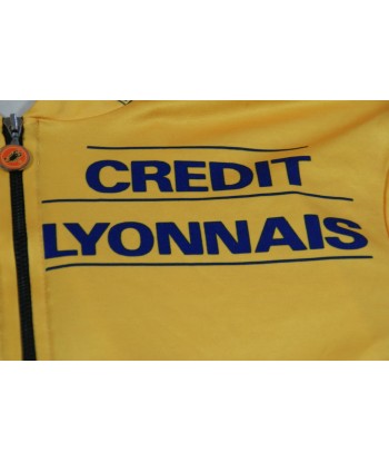 Maillot vélo rétro Castelli Le Tour Crédit Lyonnais en linge