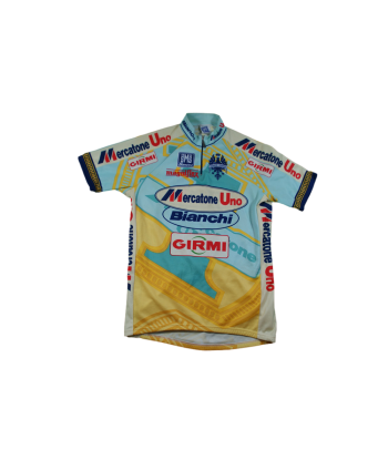 Maillot cyclisme vintage Mercaton Uno Bianchi Santini Paris Déstockage Promo