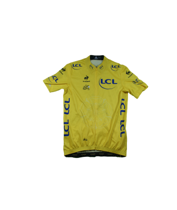 Maillot vélo rétro Le coq sportif LCL Tour de France 2014 rembourrage situé sous