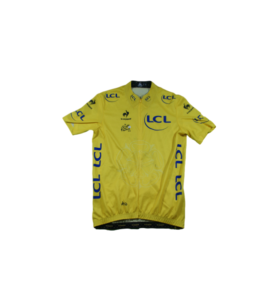 Maillot vélo rétro Le coq sportif LCL Tour de France 2014 rembourrage situé sous