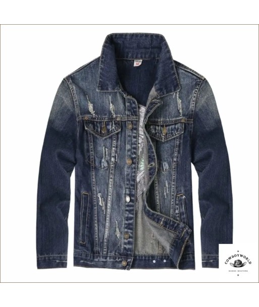 Veste en Jean Brodée suggérées chez