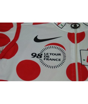 Maillot à points vélo rétro Nike Champion Tour de France 1998 à prix réduit toute l'année