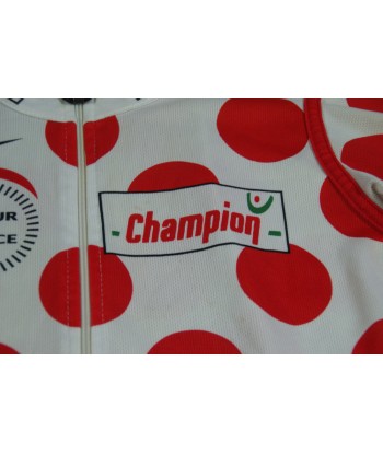 Maillot à points vélo rétro Nike Champion Tour de France 1998 à prix réduit toute l'année