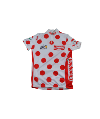 Maillot à pois vélo rétro Tour de France Champion du meilleur 