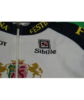 Veste vélo vintage Festina Peugeot Sibille pas chere