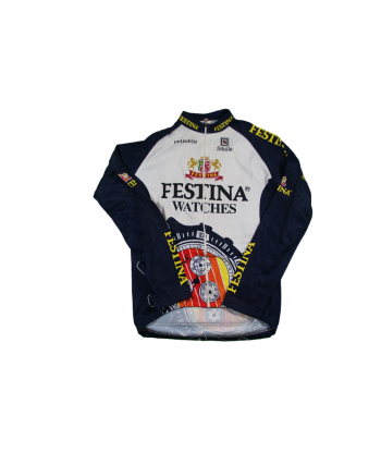 Veste vélo vintage Festina Peugeot Sibille pas chere