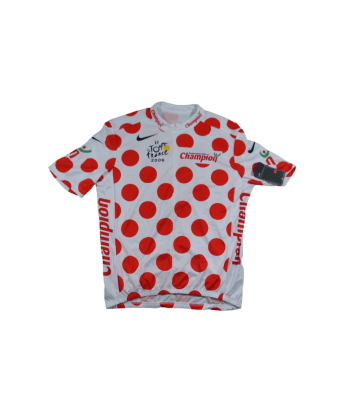 Maillot à pois vélo vintage Tour de France 2006 Nike Champion livraison gratuite