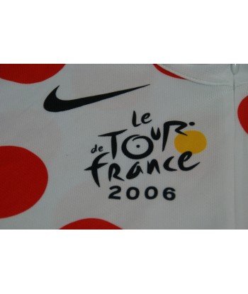 Maillot à pois vélo vintage Tour de France 2006 Nike Champion livraison gratuite