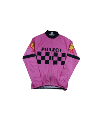 Veste vélo vintage Peugeot brillant des détails fins