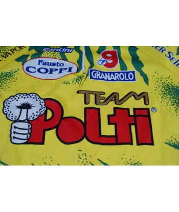 Maillot cyclisme vintage Team Polti Santini pas cheres