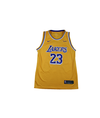 Maillot NBA vintage Lakers Los Angeles 23 James le des métaux précieux