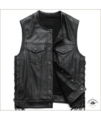 Gilet Noir Western Homme les ctes