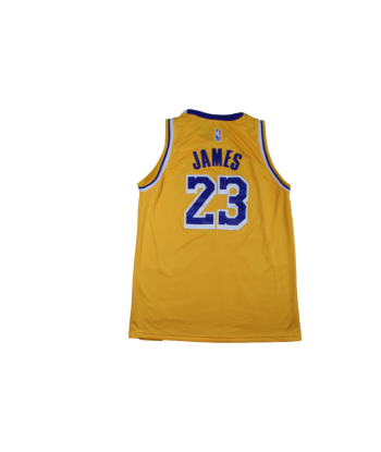 Maillot NBA vintage Lakers Los Angeles 23 James le des métaux précieux