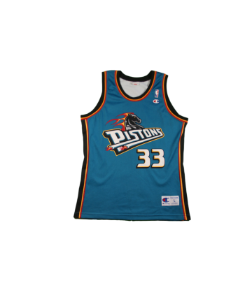 Maillot NBA rétro Pistons Détroit 33 Hill Les magasins à Paris