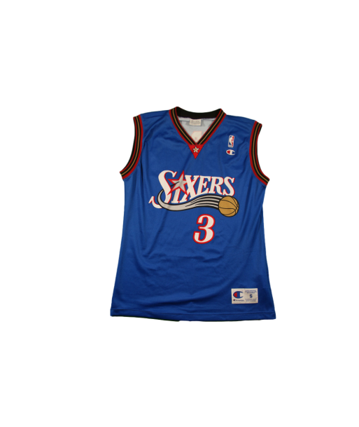 Maillot et short basket rétro Sixers Philadelphie N°3 Iverson NBA 2024