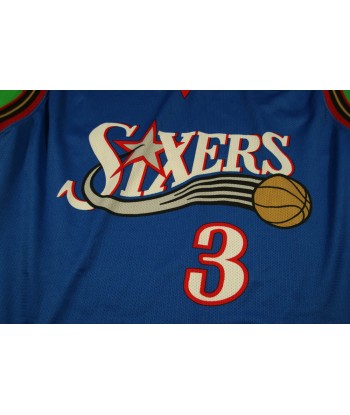 Maillot et short basket rétro Sixers Philadelphie N°3 Iverson NBA 2024