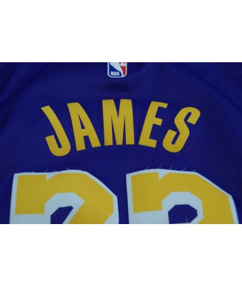 Maillot et short basket rétro Lakers Los Angeles 23 James NBA des créatures d'habitude