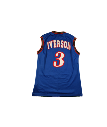 Maillot et short basket rétro Sixers Philadelphie N°3 Iverson NBA 2024