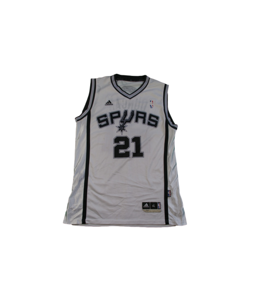 Maillot Spurs San Antonio N°21 Duncan NBA est présent 