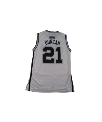 Maillot Spurs San Antonio N°21 Duncan NBA est présent 