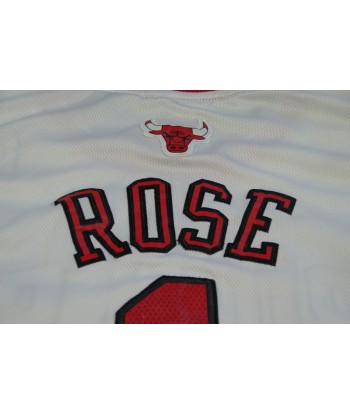 Maillot basket rétro Bulls Chicago N°1 Rose NBA outlet