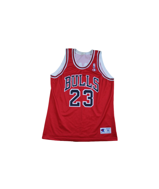 Maillot basket rétro Bulls Chicago N°23 Jordan NBA de technologie