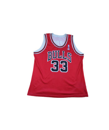 Maillot basket rétro Bulls Chicago N°33 Pippen NBA de technologie