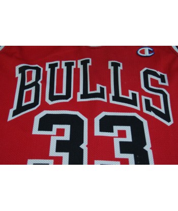 Maillot basket rétro Bulls Chicago N°33 Pippen NBA de technologie