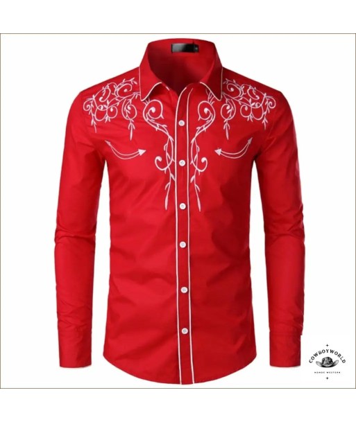 Chemise Rouge Western 50% de réduction en Octobre 2024