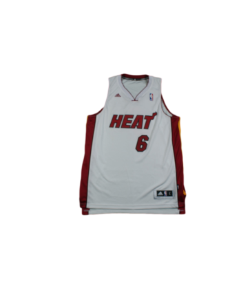 Maillot basket vintage Heat Miami N°6 King James NBA de la marque