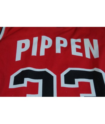 Maillot basket rétro Bulls Chicago N°33 Pippen NBA de technologie