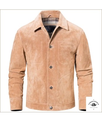 Veste Daim Marron Western en ligne