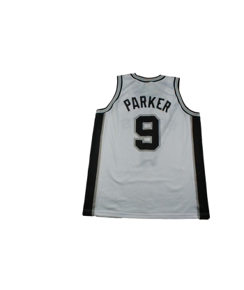 Maillot basket rétro Spurs San Antonio N°9 Parker NBA Dans la société mordern