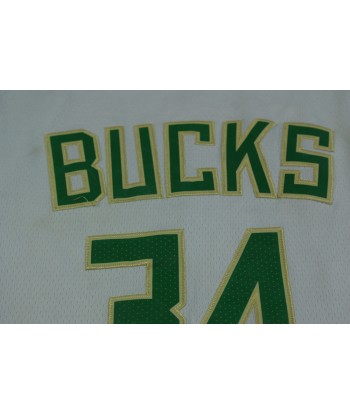 Maillot basket rétro Bucks Milwaukee N°34 Antetokounmpo NBA Découvrez la collection