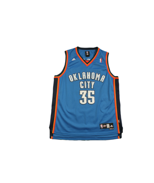 Maillot basket rétro Thunder Oklahoma City N°35 Durant NBA Amélioration de cerveau avec