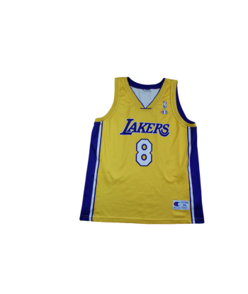 Maillot basket vintage Lakers Los Angeles N°8 Bryant NBA Fin de série