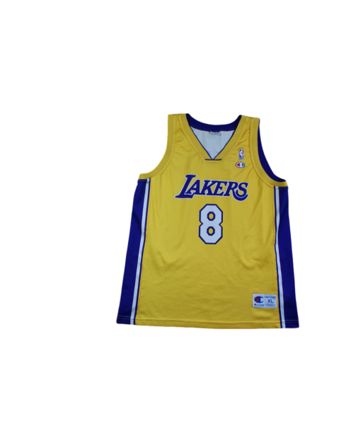 Maillot basket vintage Lakers Los Angeles N°8 Bryant NBA Fin de série